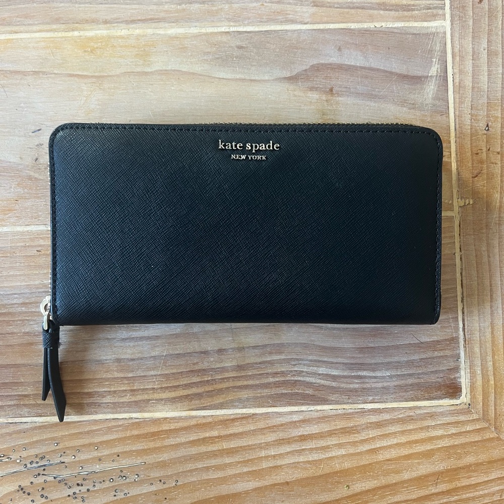 Kate Spade Black Leather Wallet